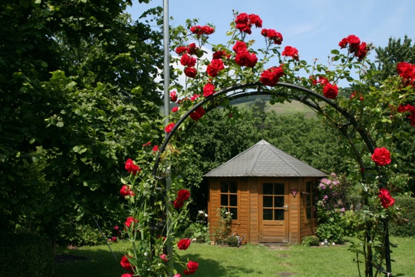 Tuin van Feriengut Bohn in Bernkastel-Andel